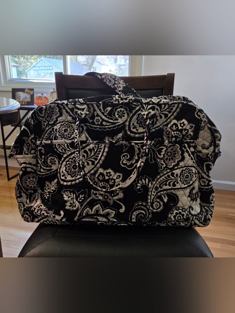 Vera Bradley Quilted Midnight Paisley Weekender Bag | Large